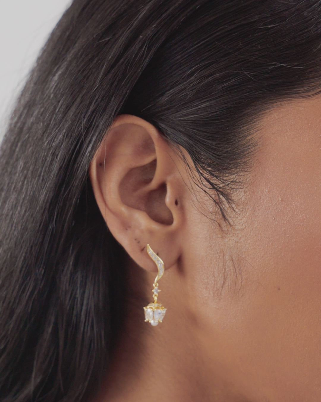 Moti Jhumka Earrings