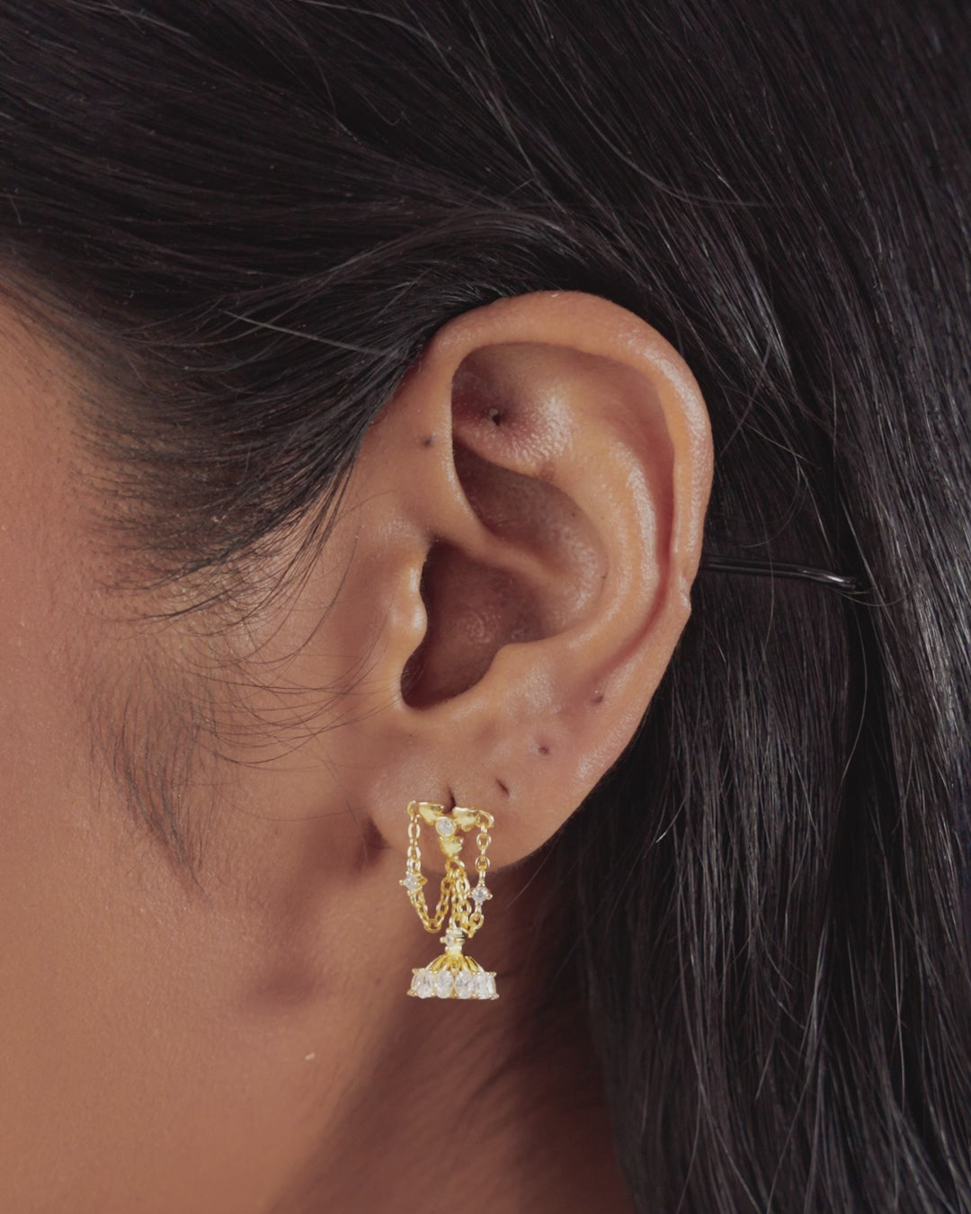 Dor Modern Jhumka Stud