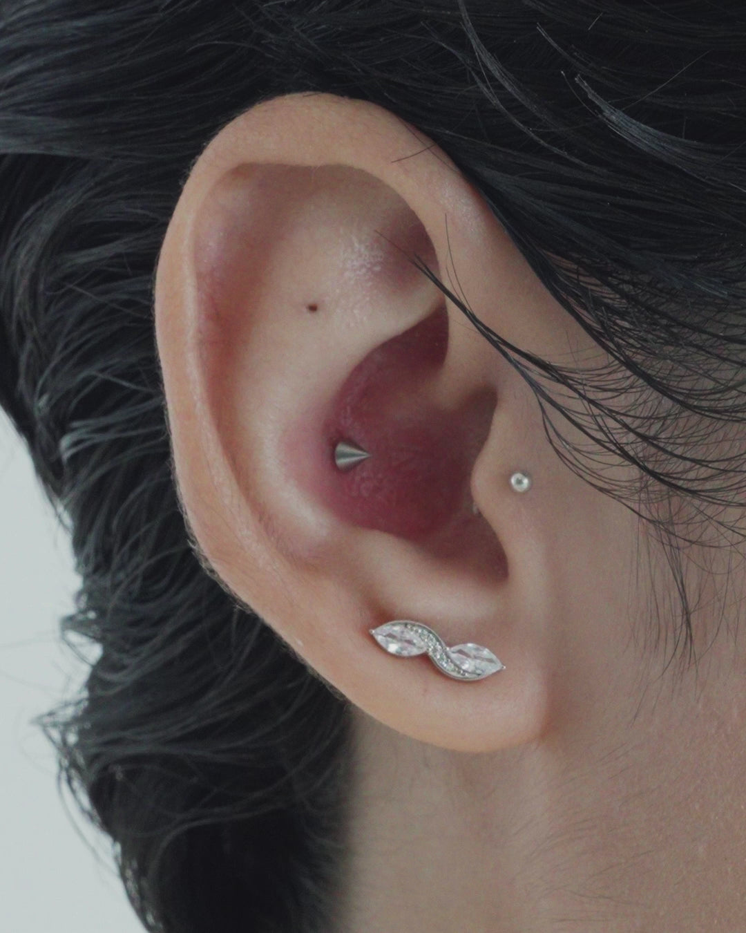 Ananta Marquise Climber Earrings