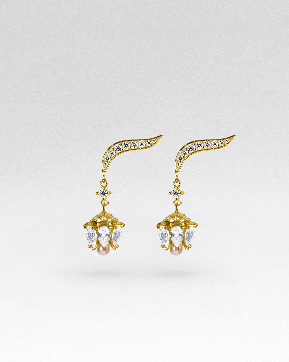 Moti Jhumka Earrings