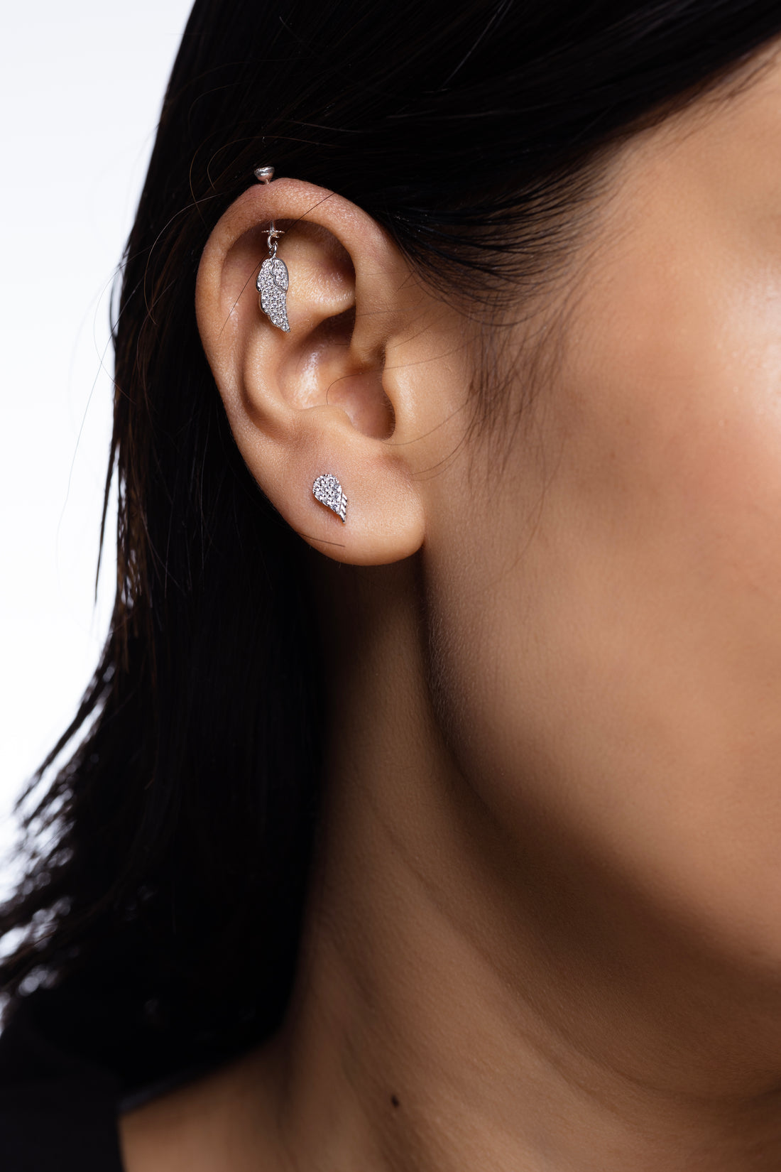 Heavenly Wings Minimal Stud Earrings