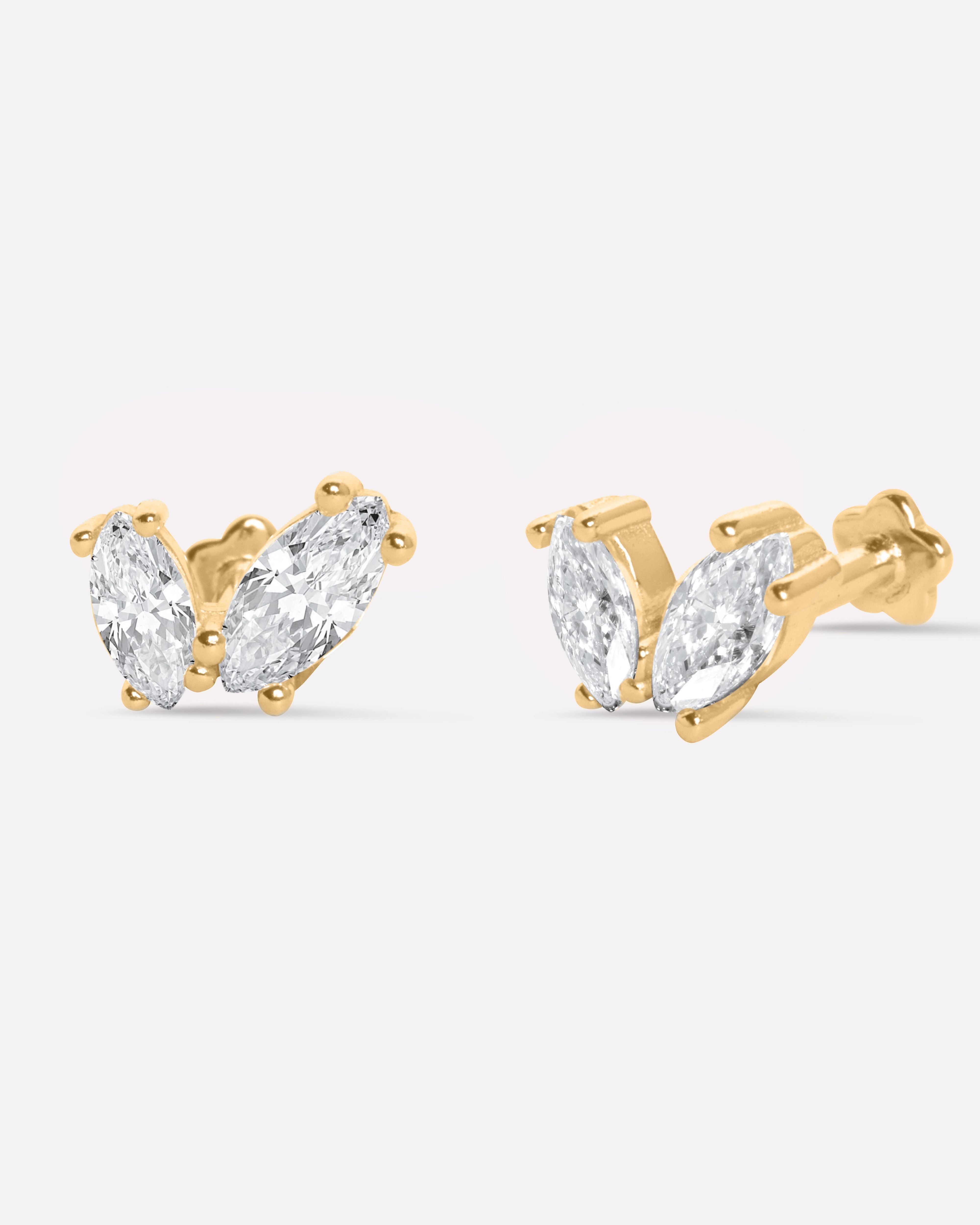 Petalixir Flat Back Stud Earrings