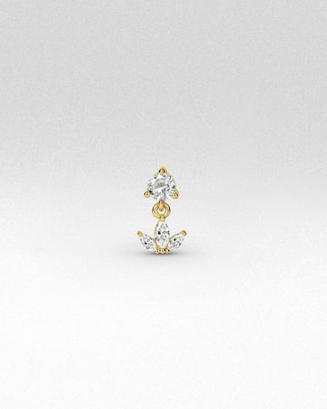 Vega Marquise Flatback Earrings