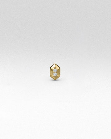 Hex Flatback Stud