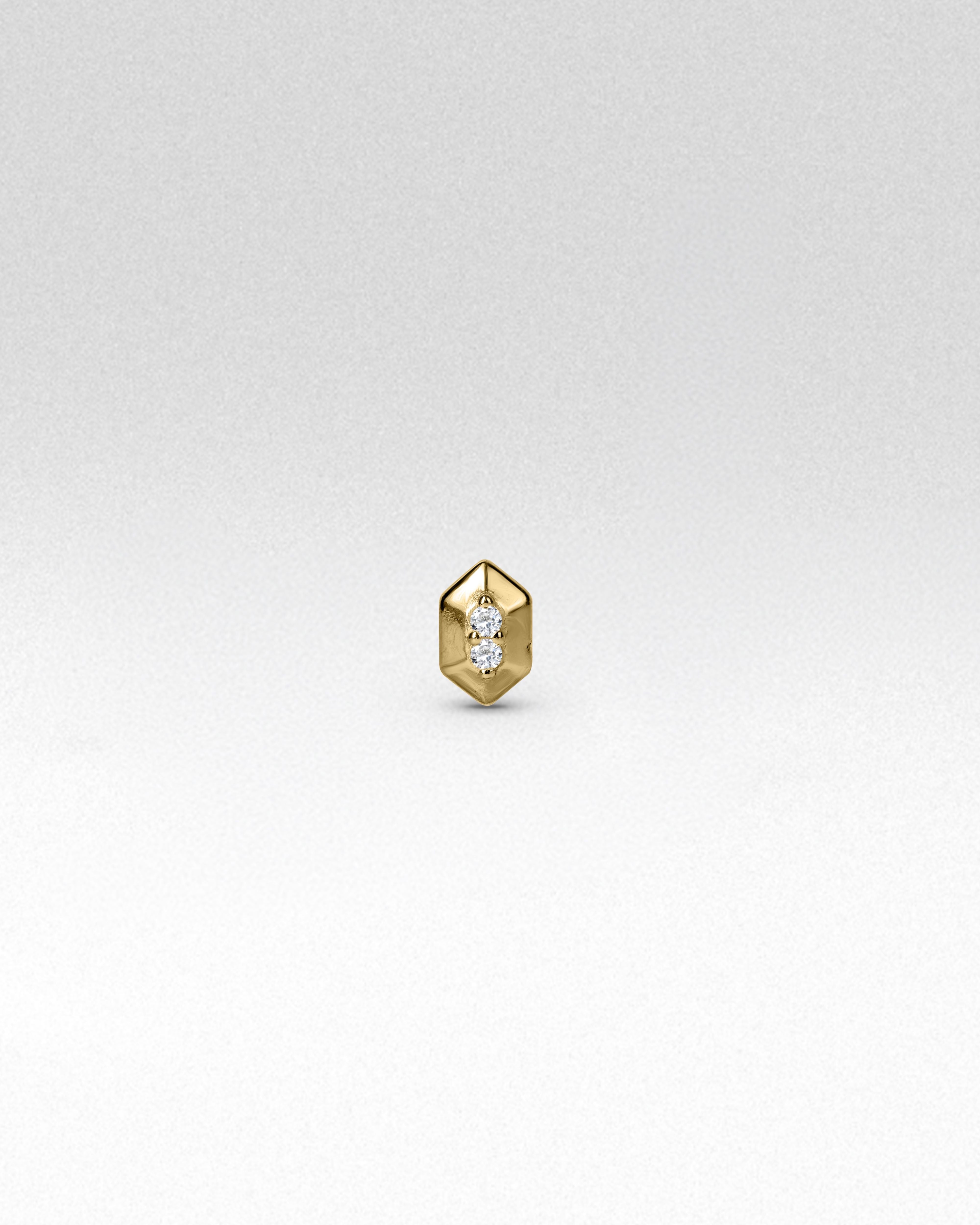 Hex Flatback Stud