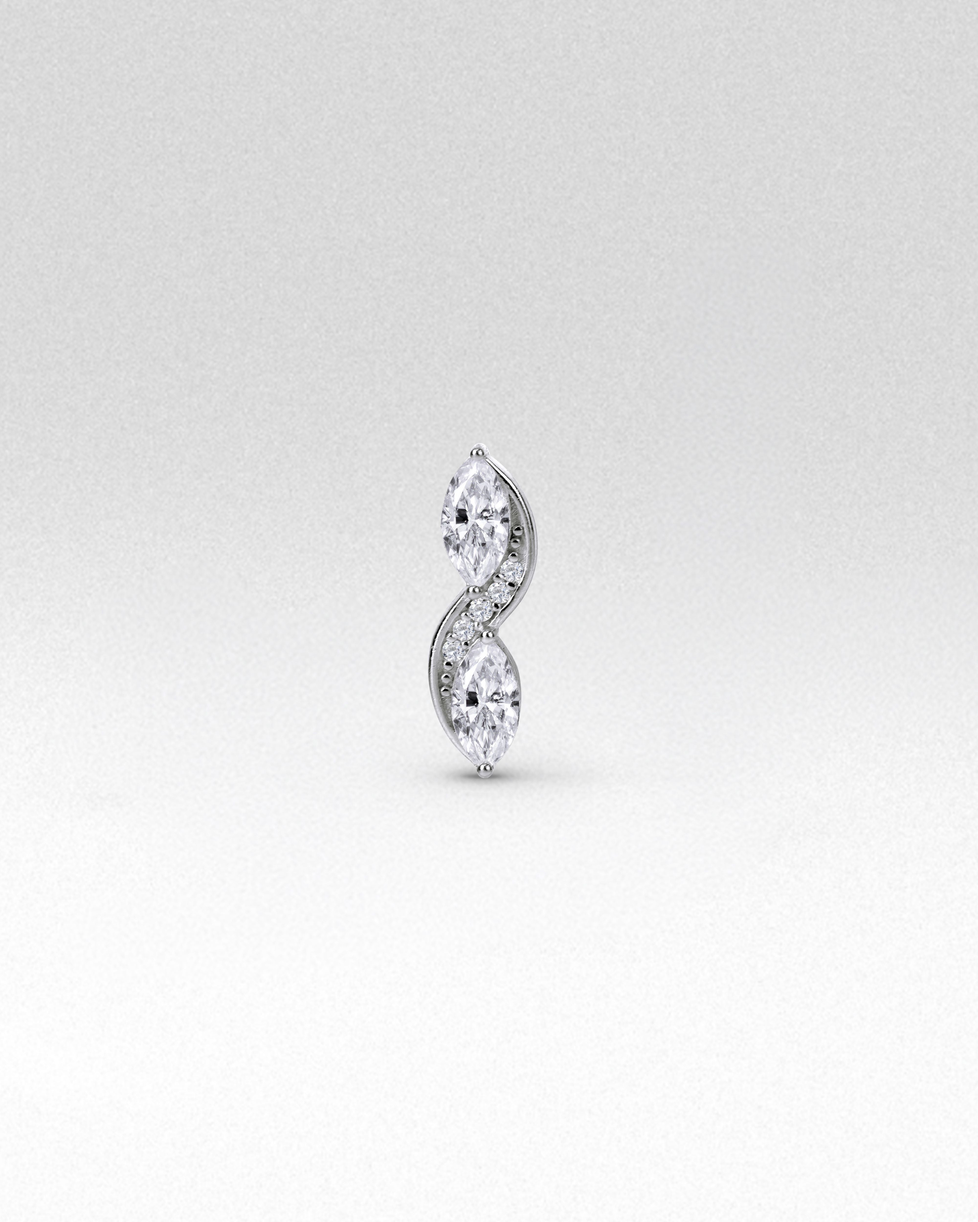 Ananta Marquise Climber Earrings