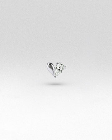 Duo Heart Flatback