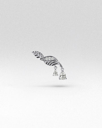 Parna Droplet Flatback Earrings