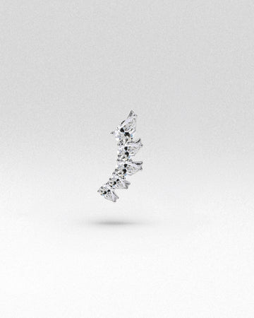 Lumina Stacked Flatback Stud