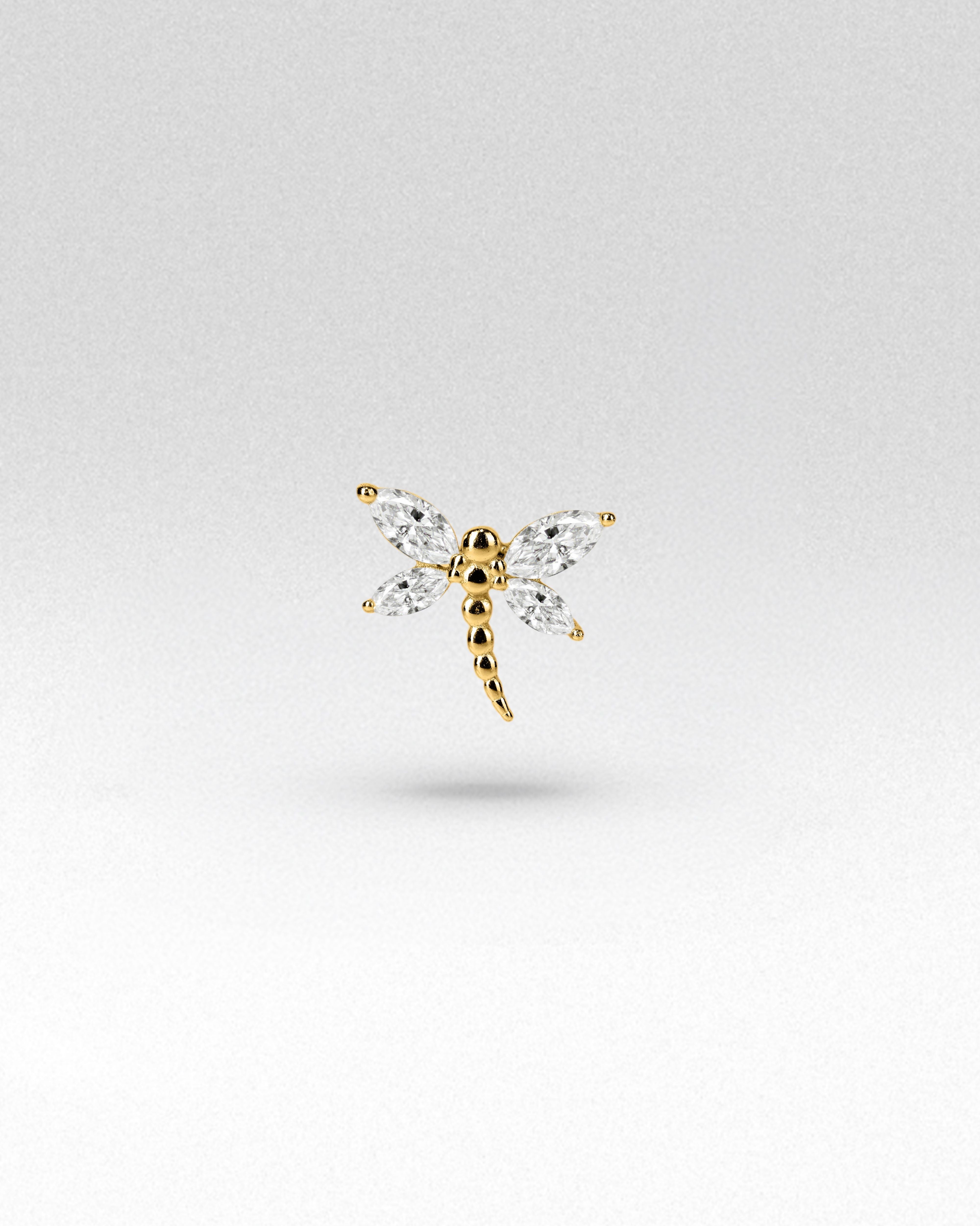 Dragonfly Flatback Stud