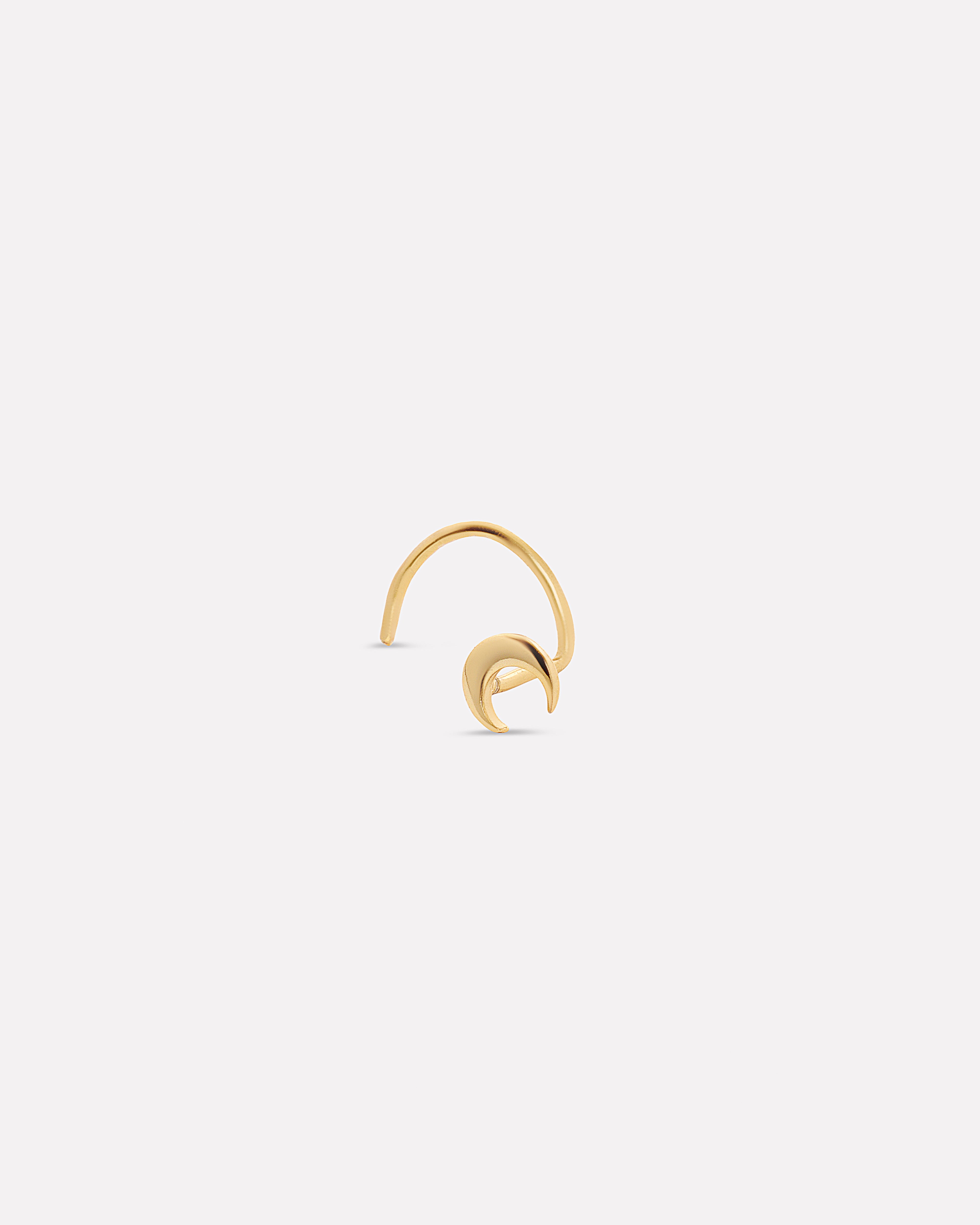 Crescent Moon Nose Pin