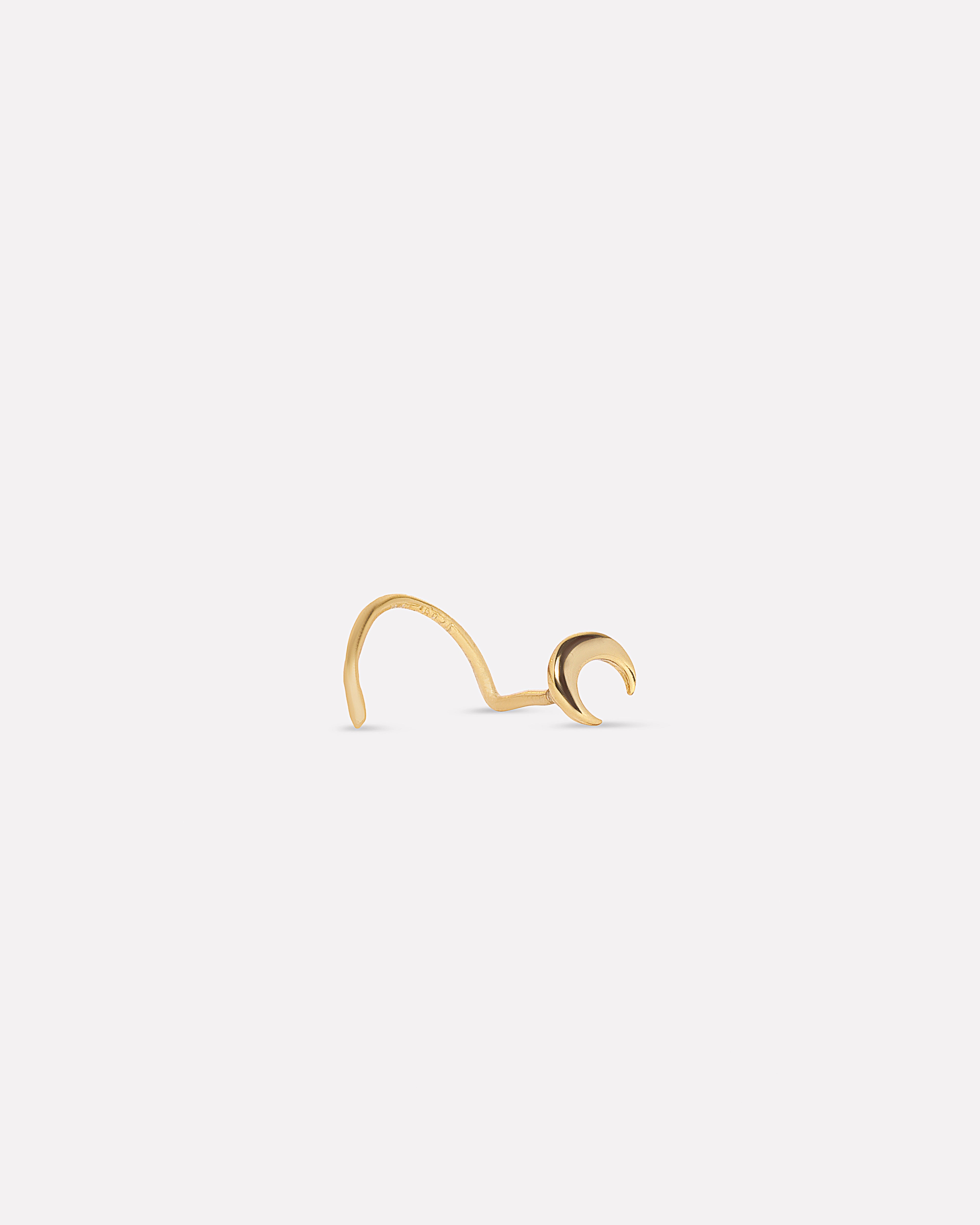 Crescent Moon Nose Pin