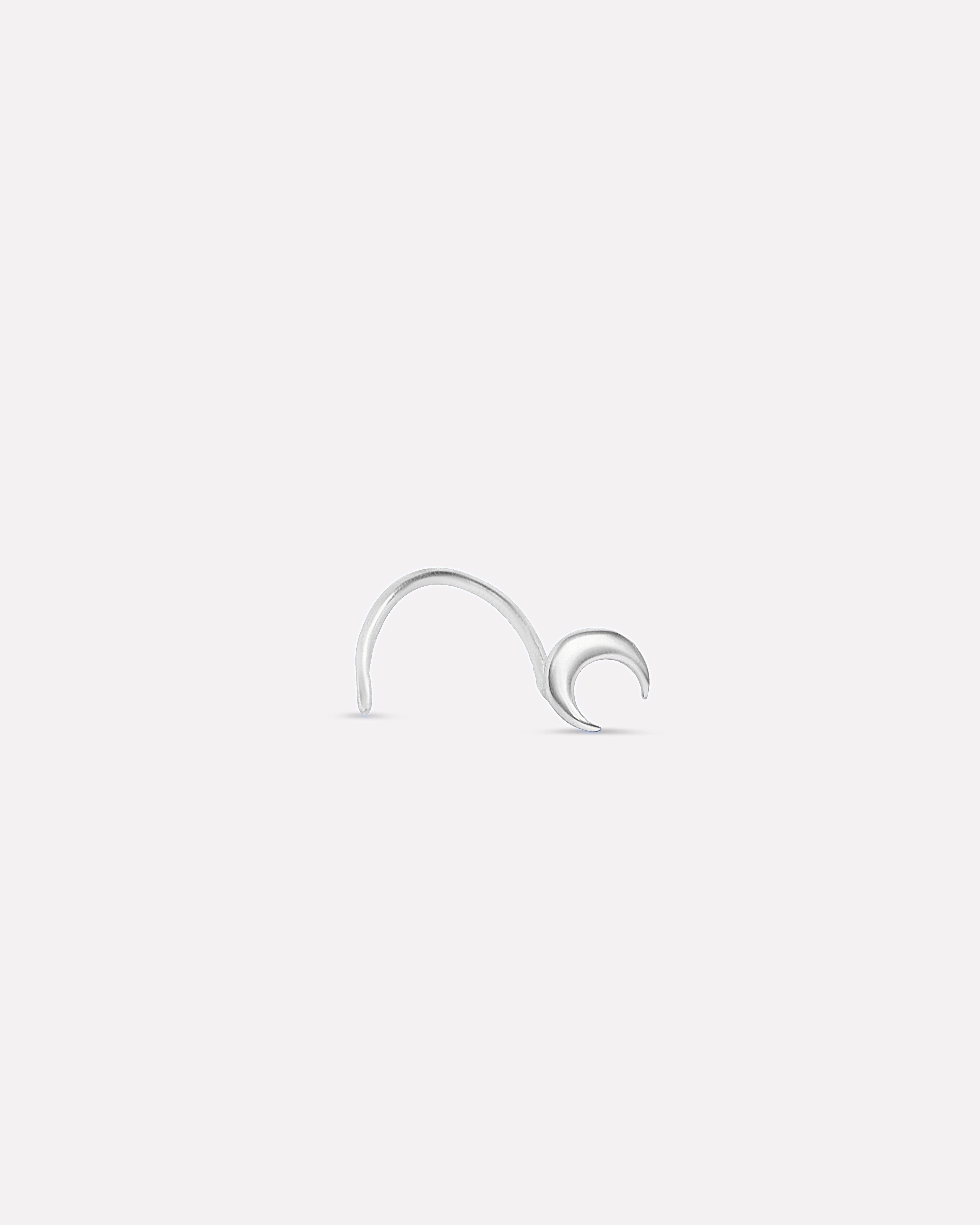 Crescent Moon Nose Pin