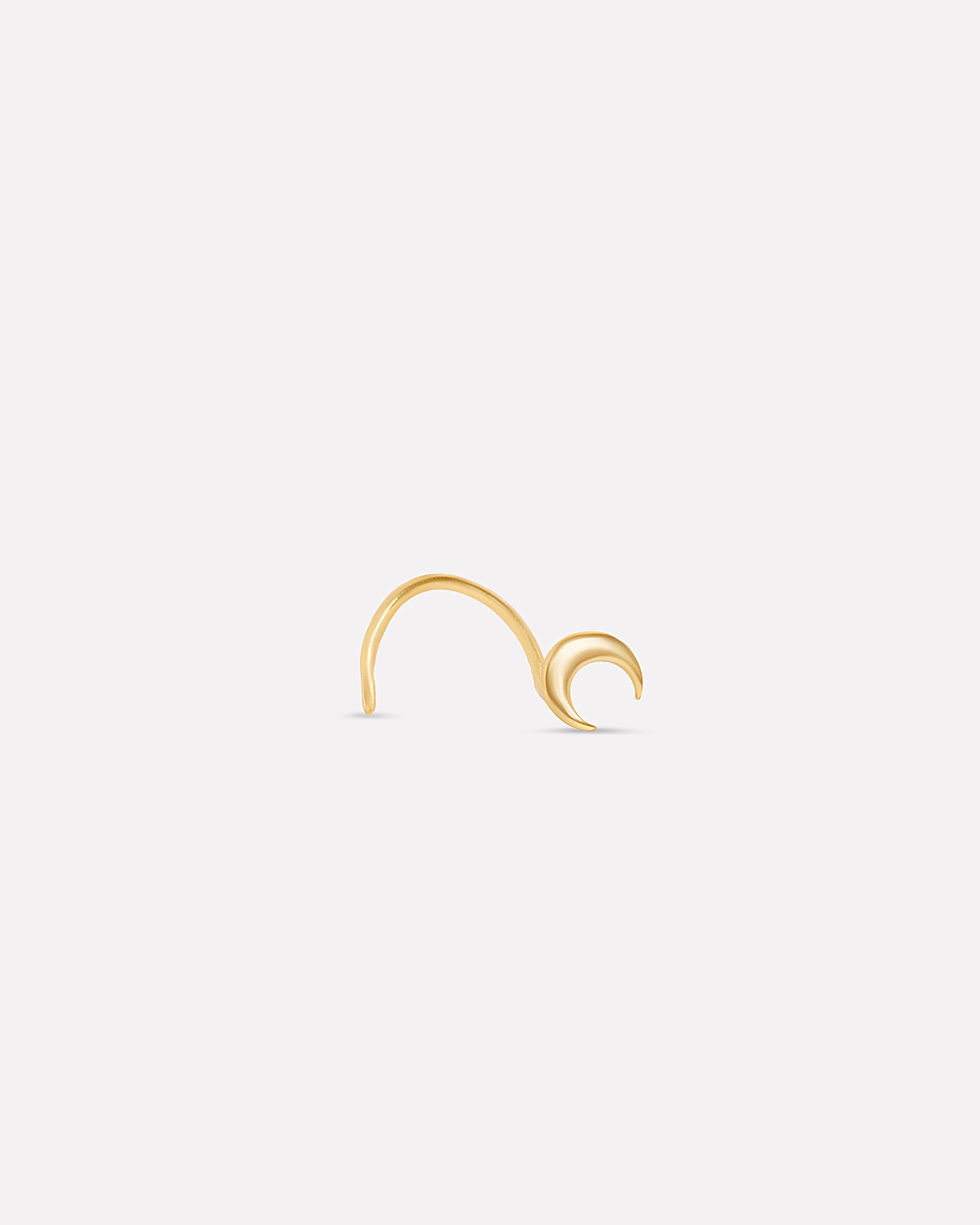 Crescent Moon Nose Pin