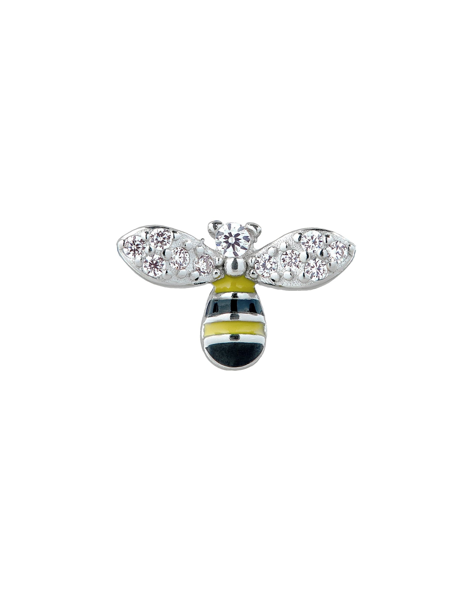 Mismatched Bee And Flower Stud Earrings